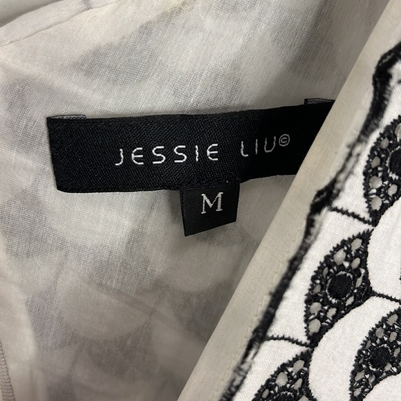 Jessie Liu black and white patterned dress - Picture 5 of 11